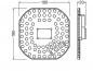 Preview: OSRAM GR10q LED DULUX SQUARE AC MAINS 18W 2250lm 160° 3000–4000K 4-Pin Ersatz
