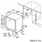 Preview: BOSCH SBV4HTX14E Serie 4 Geschirrspüler (vollintegrierbar, 598 mm breit, 46 dB)