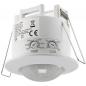Preview: ChiliTec Decken-Einbau-Bewegungsmelder 360° PIR, LED geeignet, 6m Detektion, weiß