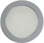 Preview: ChiliTec LED Boden Einbauleuchte "EBL Slim WW" IP67,1W, 50lm, Alu matt, warmweiß, Ø55mm