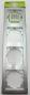 Preview: ChiliTec DELPHI 21116 4-fach Abdeckrahmen Silber, 294 × 80 × 14 mm, Hochglanz