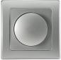 Preview: ChiliTec DELPHI 21660 LED-Dimmer 3–60 W, 250 V, Silber, Unterputz, 2-Draht