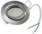 Preview: ChiliTec LED-Einbauleuchte "Flat-26" neutralweiß 80x26mm, 3W, 390lm, Edelstahl gebürstet