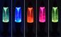 Preview: LED Dekoleuchte TORNADO, 37cm Farbwechsel, 5V/ Batterie, Schwarz
