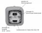 Preview: ChiliTec Feuchtraum PIR Bewegungsmelder, IP54 250V~, 2-500W, inkl. AP-Rahmen, grau
