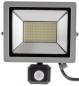 Preview: ChiliTec LED-Fluter SlimLine "CTF-SLT50 PIR" 50W, IP44, 5220lm, 4000K, Bewegungsmelder