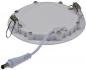 Preview: ChiliTec LED Licht-Panel "QCP-12R", Ø 12cm 230V, 6W, 503 Lumen, 2900K / warmweiß