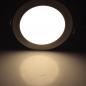 Preview: ChiliTec LED Licht-Panel "QCP-12R", Ø 12cm 230V, 6W, 503 Lumen, 2900K / warmweiß