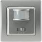 Preview: ChiliTec DELPHI 23010 Bewegungsmelder 160°, Silber, 250 V, LED-geeignet, Unterputz, 2-Draht