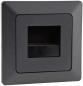 Preview: ChiliTec MILOS LED-Einbauleuchte COB Anthrazit 1,5 W 3000 K 110 lm 80 × 80 mm – 23048