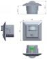 Preview: ChiliTec MILOS Bewegungsmelder 160° Anthrazit LED geeignet Unterputz 2-Draht – 23406