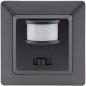 Preview: ChiliTec MILOS Bewegungsmelder 160° Anthrazit LED geeignet 250 V Unterputz 3-Draht – 23044