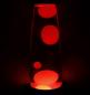 Preview: ChiliTec Lavalampe "CTL-ROGE" 40cm Wasser: Rot, Wachs: Gelb, Body: Silber