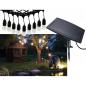 Preview: ChiliTec Biergarten-Lichterkette "CT-BGL 10Solar" 2m + 4,5m, 10x Filament Led Lampe, IP44