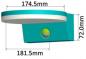 Preview: ChiliTec LED Wandleuchte "TORTUGUERO" IP65 15W, 1526lm, 140° Bewegungsmelder, 3000K