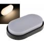 Preview: ChiliTec LED Wandleuchte "PALAU" IP54, 3000K Oval, 10 Watt, 966 Lumen, Anthrazit