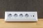 Preview: ChiliTec 4-fach Steckdosenblock USB-A + USB-C PD Weiß 250 V 16 A 3600 W – 23788