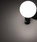 Preview: ChiliTec LED Wandleuchte "LAMU" mit PIR-Sensor IP65, 15W, schwarz, 4000k / neutralweiß