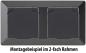 Preview: ChiliTec MILOS Schutzkontakt-Steckdose IP40 mit Klappdeckel Anthrazit 250 V 16 A – 23881