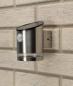 Preview: ChiliTec LED Solar Wandleuchte "SWL 119-ES" PIR Bewegungsmelder, IP44, Edelstahl