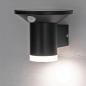 Preview: ChiliTec LED Solar Wandleuchte "SWL-AS500" IP44, warmweiß 3000K, PIR Sensor