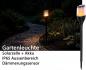 Preview: ChiliTec Solar LED-Fackel CT-BELO 64 IP65, mit Erdspieß max. 64,5cm