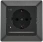 Preview: ChiliTec MILOS Schutzkontakt-Steckdose mit LED Lichtsensor Anthrazit 250 V 16 A – 24085