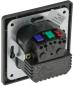 Preview: ChiliTec MILOS Schutzkontakt-Steckdose mit LED Lichtsensor Anthrazit 250 V 16 A – 24085