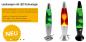 Preview: ChiliTec Lavalampe "CTL Funky-Si LED" 34cm RGB Wasser & Wachs: Klar, Body: Silber