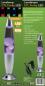 Preview: ChiliTec Lavalampe "CTL Funky-Si LED" 34cm RGB Wasser & Wachs: Klar, Body: Silber