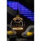 Preview: SLV 1008164 LED Floating Globe 200, LED-Leuchtmittel, smokey black, E27, PHASE, 6 W, 1900 K