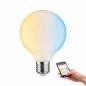 Preview: Paulmann 50396 LED Globe Lampe G95 2200-6500K opal dimmbar Tunable White  E27 7W wie 60W
