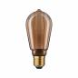 Preview: Paulmann E27 5069 Bundle 2xLED Lampen mit Innenkolben Ringmuster gold 4W 1800K extra warmweißes Licht