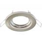 Preview: EVN 513013 Deckeneinbauleuchte Chrom satiniert ohne Fassung Einbaudurchmesser 55 mm