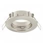 Preview: EVN 514013 Deckeneinbauleuchte Chrom satiniert ohne Fassung Einbaudurchmesser 65 mm