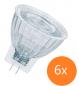 Preview: 6 x OSRAM GU4 LED SUPERSTAR dimmbarer Strahler MR11 20 AD 2,8W warmweiß 12V