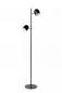 Preview: Lucide SKANSKA LED Stehlampe 2x5W 3000K 3-StepDim Schwarz Metall