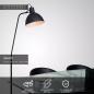 Preview: Lucide Stehlampe SHADI – Stehleuchte mit Leselampe & Schwenkarm Schwarz