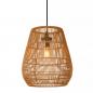 Preview: Lucide NERIDA Pendelleuchte Rattan IP44 Outdoor Ø35 cm