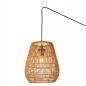 Preview: Lucide NERIDA Pendelleuchte Rattan IP44 Outdoor Ø35 cm