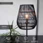 Preview: Lucide NERIDA Stehlampe Innen/Außen IP44 Schwarz E27