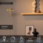 Preview: Lucide CELESTE LED Stehlampe Ø28 cm 21W 2700K Schwarz dimmbar Touch