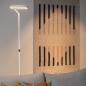 Preview: Lucide CELESTE LED Stehlampe Ø28 cm 21W 2700K dimmbar Weiß 174 cm
