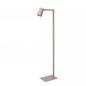 Preview: Lucide LESLEY Stehlampe mit Leselicht GU10 Taupe Metall modern dimmbar
