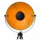 Preview: Lucide Stehlampe ALVARO – Vintage Stehleuchte mit Dreibein & Gold-Innenfarbe