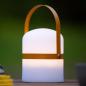 Preview: Lucide LITTLE JOE – kompakte Akku LED Tischlampe IP44 für Innen & Außen in Braun