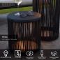 Preview: Lucide PINGI Akku-Stehlampe LED Outdoor IP44 Schwarz 3-Stufen-Dim