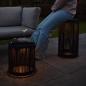 Preview: Lucide PINGI Akku-Stehlampe LED Outdoor IP44 Taupe 3-Stufen-Dim