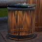 Preview: Lucide PINGI Akku-Stehlampe LED Outdoor IP44 Taupe 3-Stufen-Dim