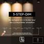 Preview: Lucide PINGI Akku-Stehlampe LED Outdoor IP44 Schwarz 3-StepDim